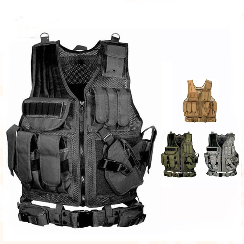 Outdoor Hunting Coat - Ayarlanabilir Molle Taktik Yelek Savaş Vücut