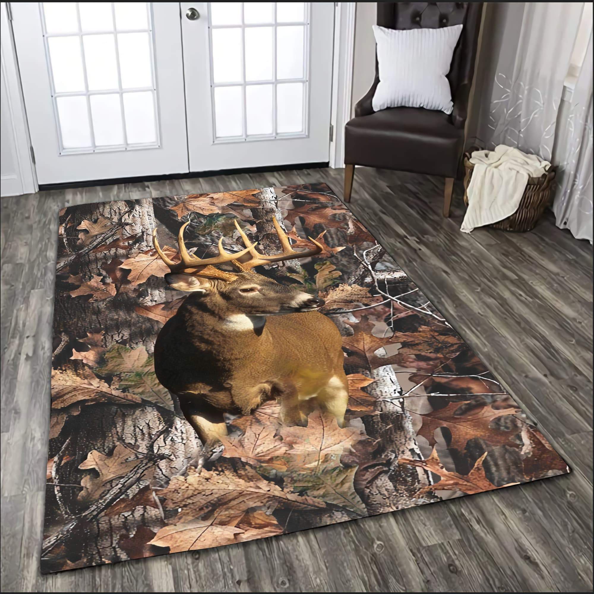 Hunting Outdoor Rug - Avcılık Geyik Sevgilisi Yeni Moda Alan