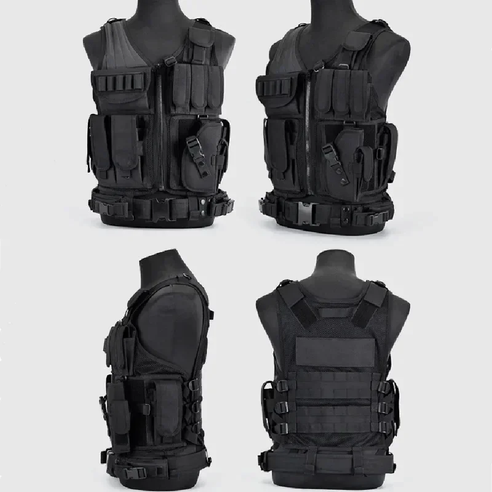 Men'S Outdoor Hunting Jacket - Ayarlanabilir Molle Taktik Yelek Savaş Vücut