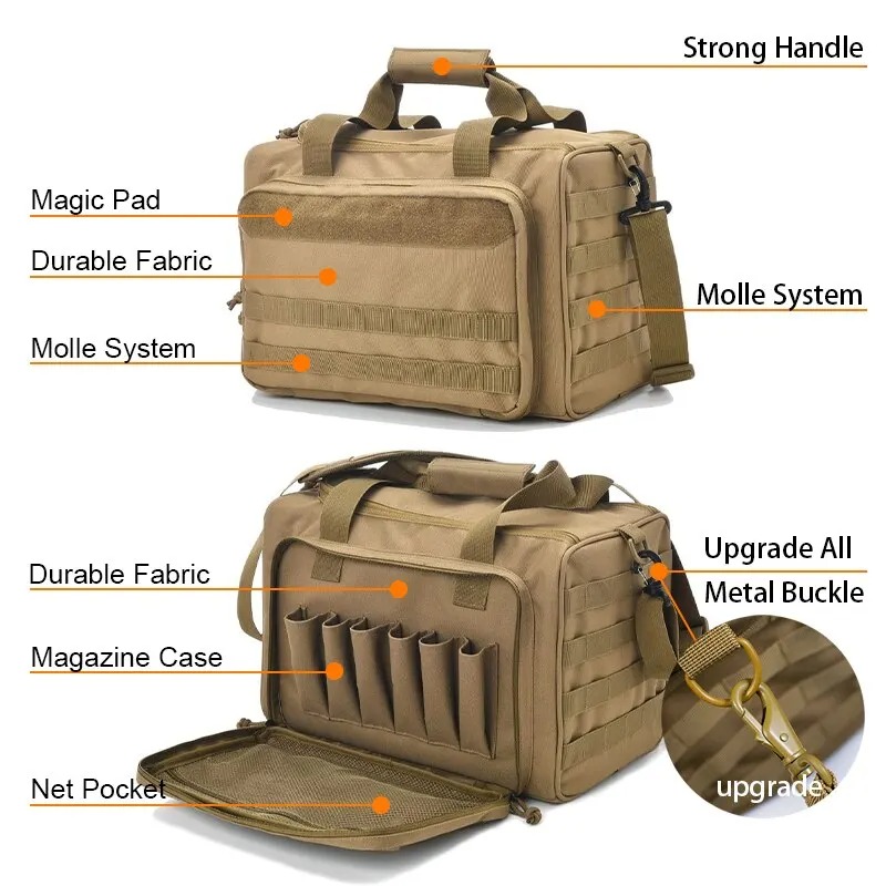 Outdoor Hunting Equipment - MOLLE Sistemli Silah Aralığı Saklama Çantası,