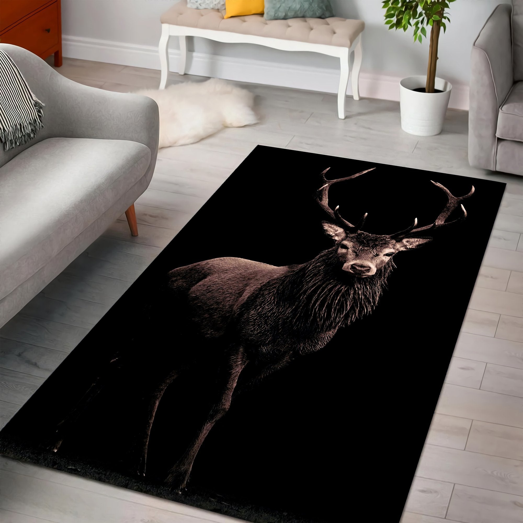 Avcılık Geyik Sevgilisi Yeni M - Hunting Outdoor Rug incelemesi ve fiyatı