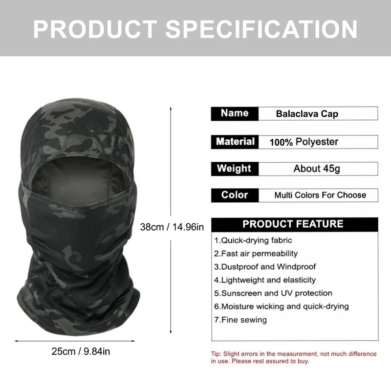 Kamuflajlı Balaklava Şapka Bis - Outdoor Hunting Prints incelemesi ve fiyatı