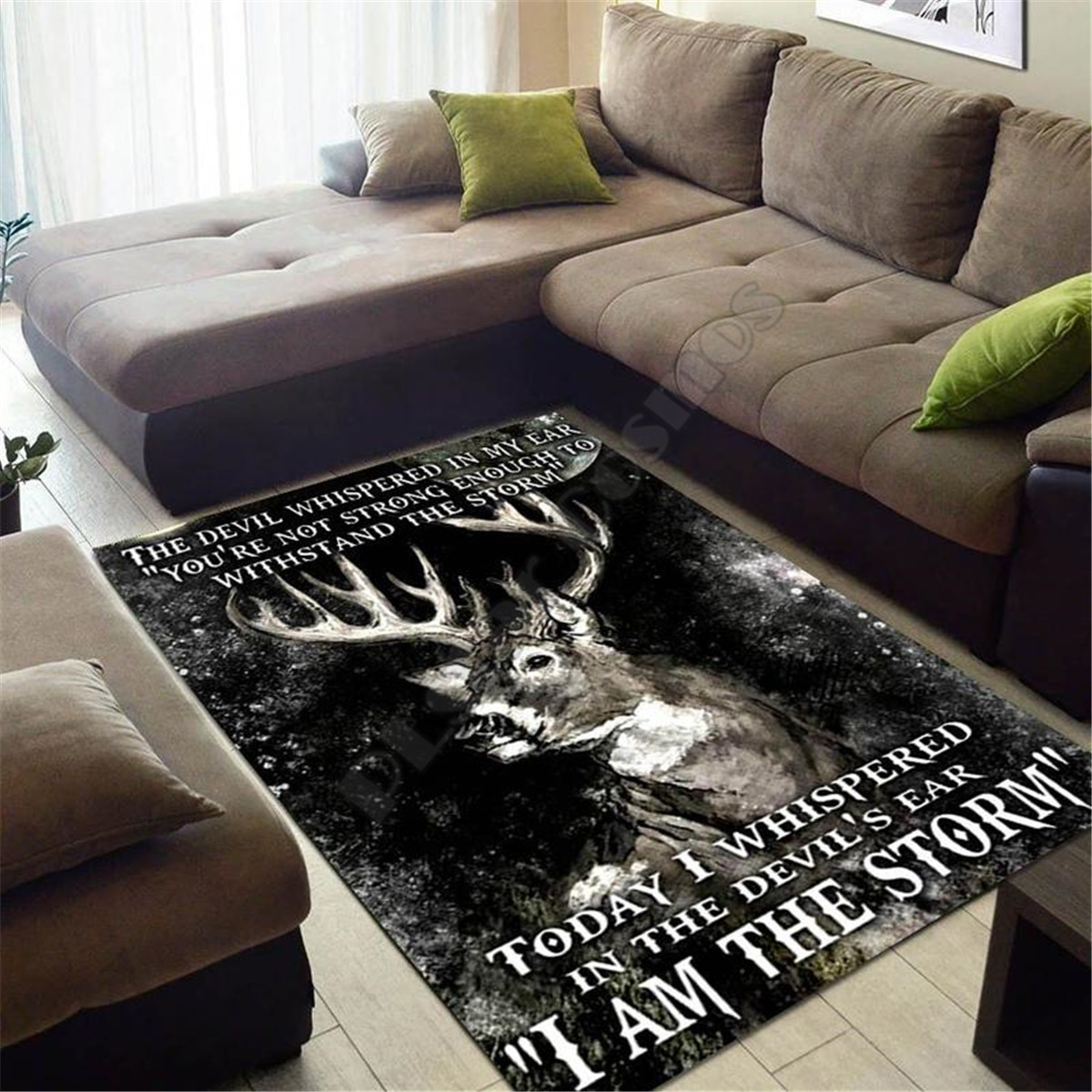 Geyik Avı Alanı Halısı 3d bask - Hunting Outdoor Rug incelemesi ve fiyatı